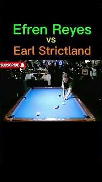 🐯 UNBELIEVABLE SHOT by Efren Reyes against Earl Strictland