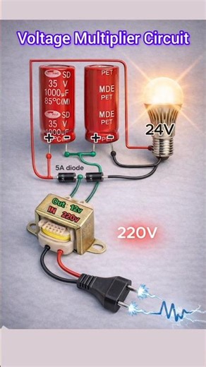 Just Simple Part | 12V to 24V ⚡ Real Circuit