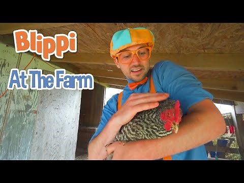 Blippi Learns About Farm Animals | Learning Animals For Kids | Moonbug Kids
