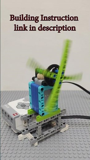 Lego Mindstorm Ev3 Wind Turbine And Fan With Building Instructions