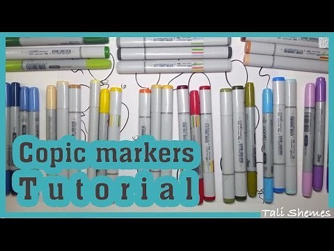 Copic markers blending combinations - tutorial for beginners {✎Tutorial}