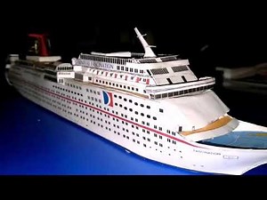 CARNIVAL FASCINATION PAPER CRAFT CRUISE SHIP