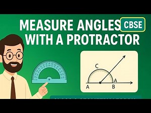 How to Measure an Angle using a Protractor | Parts of a Protractor | EASY Explanation | Class 6