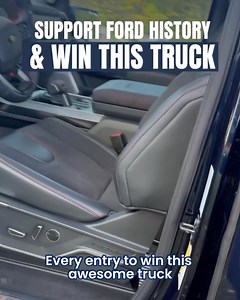 70K views · 26 reactions | Win this 2025 Ford F-150® Raptor R with a 5.2-liter supercharged V8 engine generating 640 lb.-ft. of torque. The F-150 Raptor R is ready for any challenge:  700 HP supercharged V8  All-Terrain Tires ⚡️ 10-Speed Electronic Automatic Transmission  Premium Raptor R Leather Bucket Seats  Twin-Panel Moonroof | Fair Lane, Home of Clara and Henry Ford | Facebook