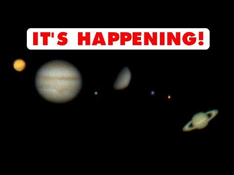 RARE PLANETARY ALIGNMENT 2025 - ONCE EVERY 300 YEARS!