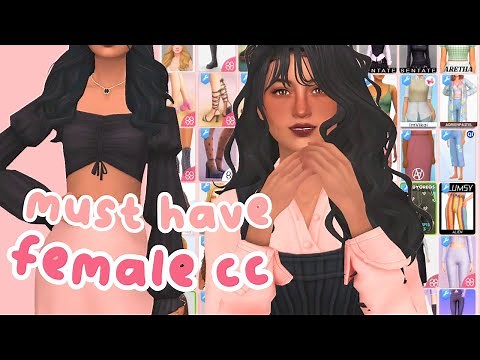 MUST HAVE FEMALE CC FINDS with links! | Sims 4 Custom Content