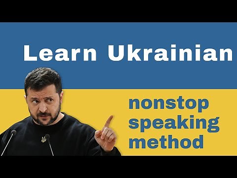 Learn Ukrainian: Lesson 1 | Nonstop Speaking Method | Beginner Ukrainian (Level 1)