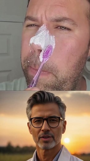 You can get rid of your blackheads in ten minutes with only two ingredients that you surely have at home. Be sure to save this recipe so you don’t lose it. Pour a tablespoon of salt into a small bowl. Salt helps unclog your pores and gently removes dead skin cells. Add a tablespoon of toothpaste. Toothpaste is anti-inflammatory and healing. You can also add a tablespoon of baking soda. Mix well until you get a slightly pasty texture. Run a cloth or a glove under hot water, then place it on the s