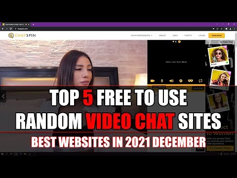 Top 5 Random Video Chat Websites 2021 | FREE to Use Random Chat Websites 2021
