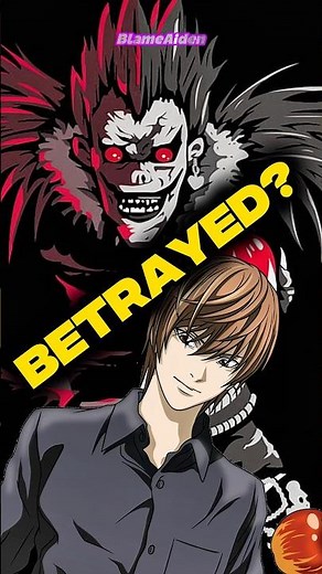 Why did RYUK Write Light’s Name in the Death Note? #anime #shorts