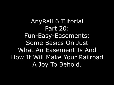 AnyRail 6 Tutorial Video Part 20: Fun, Easy, Easements