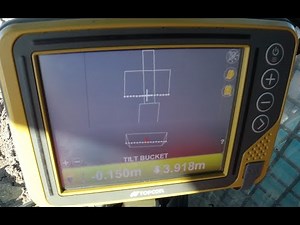 Cutting with topcon GPS
