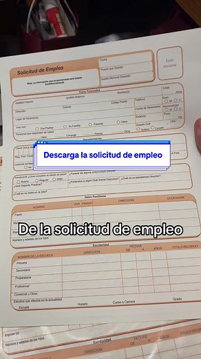 Guía paso a paso para llenar una solicitud de empleo
