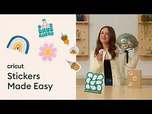 How to Make Stickers with Cricut (Easy DIY Stickers for Beginners!)