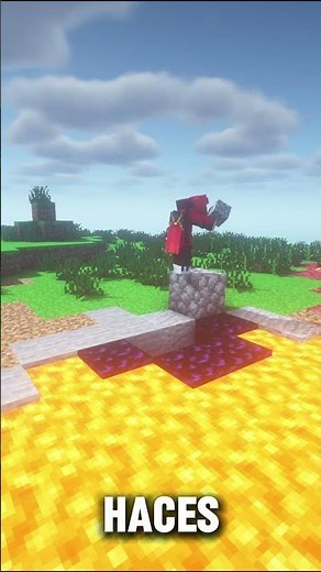 How to make a Nether Portal with WATER and LAVA #minecraft #minecraftmemes #minecrafttutorial