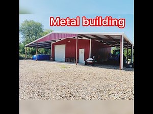 30x40 Metal Building, Weld up Shop, with lean to’s