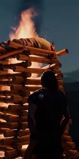 The Roman Funeral Pyre - Cremation & Final Goodbye (AI)