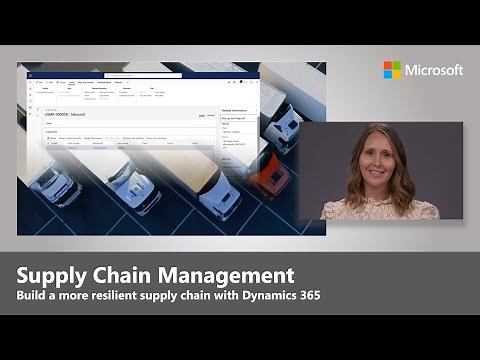 Supply Chain & Logistics Management in Dynamics 365