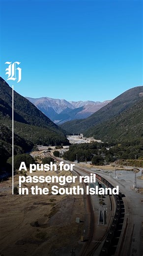The New Zealand Herald on Instagram: "Newstalk ZB's Claire Sherwood reveals the latest push for passenger rail down south. 🔗: Watch the full story via the link in our bio."