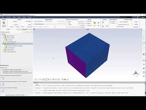 ANSYS Fluent: Watertight Geometry Meshing Workflow