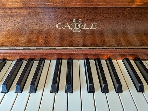 Cable Mahogany Satin Studio Piano
