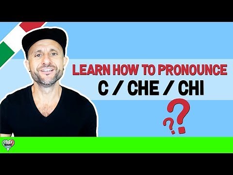 Italian Pronunciation - How to Pronounce C, CHE, and CHI in Italian