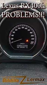 Lexus RX400h hybrid problems part 2 - car stops on freeway #bildilla #lexus #rx400h #hybridproblems