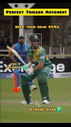 Trigger Movement Secrets ft Head Still & Strong Base 🏏 | Improve Balance Instantly!