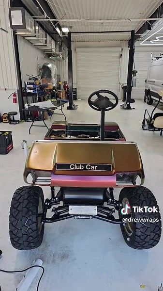 Vinyl Wrapping a Golf Cart After a Year Break