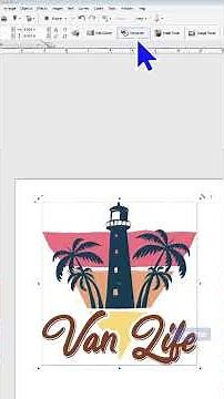 How to Vectorize An Image In Vinylmaster #shorts