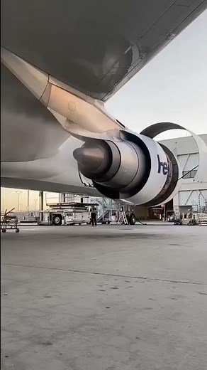 Jet engine test #jetengine #plane