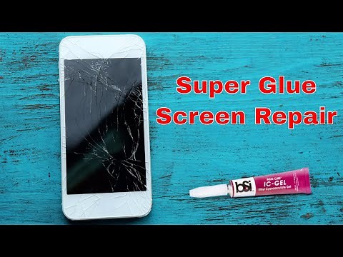 Repair A Phone Screen With Super Glue📱