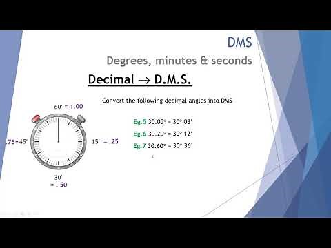 Measuring Angles (Degrees, Minutes, Seconds)