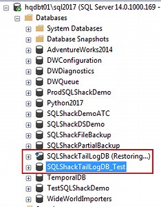 Tail-Log Backup and Restore in SQL Server