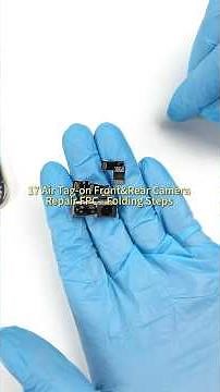 JCID 17 AIR Tag-on Camera Repair FPC Folding Tutorial | Front & Wide Angle Installation #jcid #fpc
