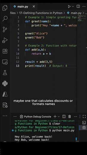 Defining Functions in Python in a Min | Control Flow Tools | Python for beginners