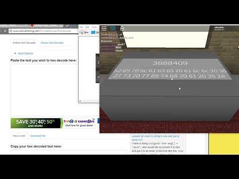 UPDATED VERSION | Roblox ID Fraud Morse and Hex help