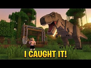 I Caught a T-REX in Minecraft! 🦖 (Jurassic World Rebirth)