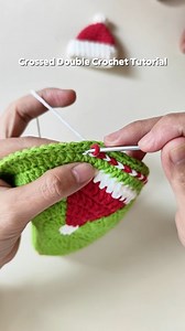 1.8M views · 10K reactions | Crossed double crochet tutorial. #crochet #christmascrochet #crochettutorial #crochetforbeginners #learntocrochet #crocheters #double #doublecrochet | Crochet Creator | Facebook