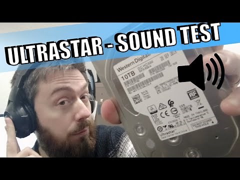 Western Digital UltraStar HDD Noise Level Test