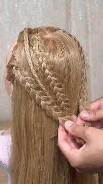 Wait for the Final Braid Transformation 😍✨ | Easy Braided Hairstyle Tutorial