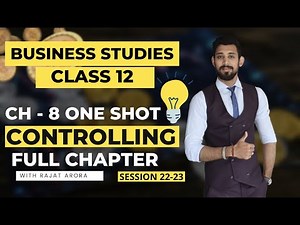 Controlling | Class 12 | One shot | Business studies