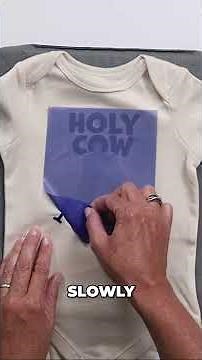 Cricut Onesie DIY: Holy Cow, I'm Cute! Easy Tutorial
