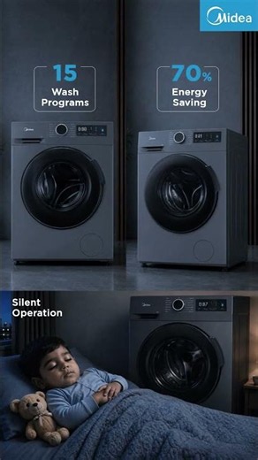 Experience Smart Laundry with Midea Washing Machine