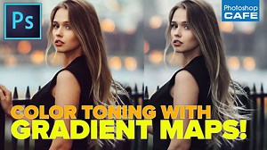 How to color grade a photo using gradient maps in Photoshop
