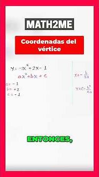 Vértice de una parábola