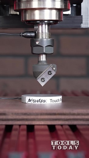 Testing the Next Wave Shark HD510 CNC machine with a 3hp liquid cooled spindle using the Amana Tool RC-1102 90 degree insert carbide v-bit, all available on our website! This has been my go to first test of any new CNC machine as it has deep carves and fine areas as well, and this machine handled it great! The spindle is insanely quiet and I love that I can use up to 1/2