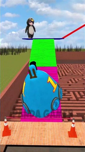 CAN POU THOMAS THE TRAIN REACH TASTY CAKE BIG MAZE Garry's Mod