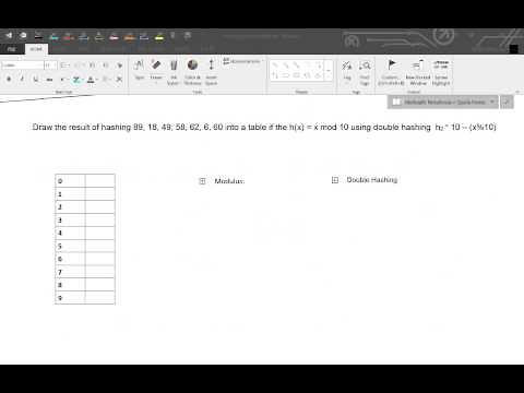 Hashing - Part 4: Double Hashing
