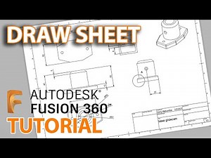 Fusion 360 Tutorial : Membuat Gambar kerja - Untuk pemula
